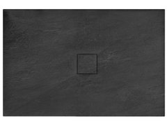 Душовий піддон Rea black Stone 80x120 REA-K9602, Чорний