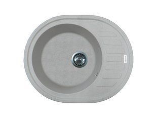 Кухонная мойка Adamant Ovum 615x495x200 old stone 1824296100410, Серый