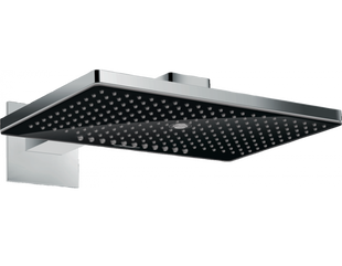 Верхній душ Hansgrohe Rainmaker Select 466х300 3jet Black/Chrome 24007600, Чорний
