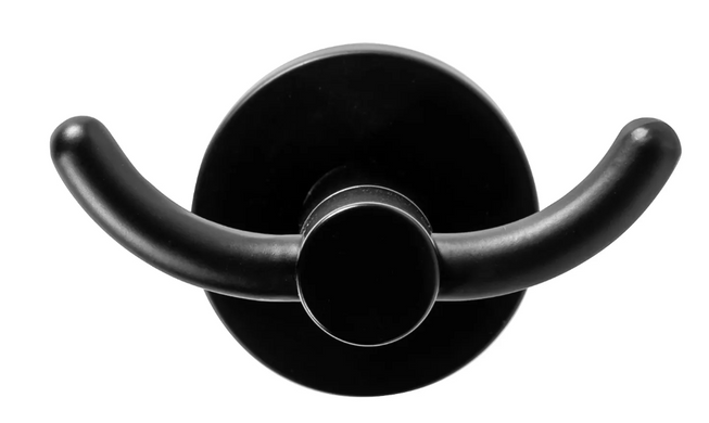 Гачок вішалка для рушника Rea Mist 02 black REA-80019, Чорний матовий