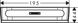 Скребок для скла Hansgrohe WallStoris 19.5 x 4.4 см Matt Black 27916670, Чорний матовий