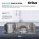 Комплект кухонний Kraus Loften KCH-1000, Нержавіюча сталь