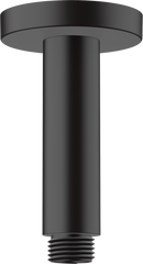 Кронштейн для верхнего душа потолочный Hansgrohe Vernis Blend 100 мм черный матовый 27804670, Черный матовый