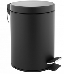Корзина для мусора Yoka Labi black 3л. для ванной комнаты, туалета CH.LABI-BLK, Черный матовый