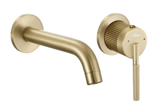 Змішувач для умивальника Rea Argon + BOX прихованого монтажу brushed gold REA-B7808