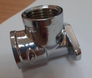 Кутник Solomon 1/2&Prime; хром ВВ 8221 монтажний
