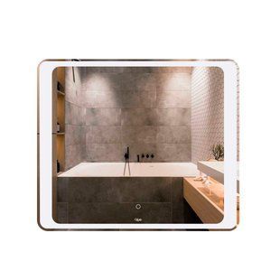 Зеркало Qtap Leo 800x700 с LED-подсветкой QT117814187080W, Белый