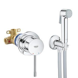 Набір гігієнічного душу прихованого монтажу Grohe Essence Tempesta-F UA111197000, Хром