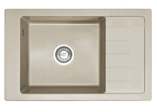 Кухонна мийка гранітна Rea Sten beige ZLE-00108