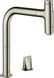 Смеситель для кухни Hansgrohe Metris Select 200 2jet с выдвижным изливом sBox Steel Finis 73818800, Нержавеющая сталь