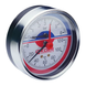 Термо-манометр аксиальный Koer KM.812A (0-6 bar), D 80мм, 1/4''-1/2'' KR0220