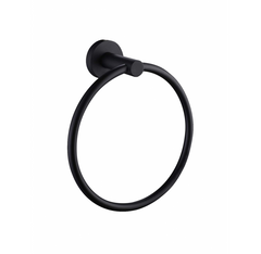 Полотенцедержатель кольцо Rea Mist 5 black REA-80028, Черный
