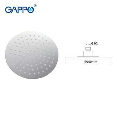 Тропический душ Gappo G29, Ø200 мм, нержавеющая сталь, хром, Хром
