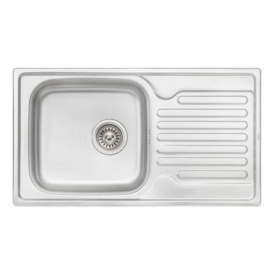 Кухонна мийка Qtap 7843 Micro Decor 0,8 мм (QT7843MICDEC08), Decor