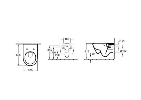 Унітаз підвісний Villeroy&Boch Subway 2.0 DirectFlush 5614R201 з кришкою Soft Close Slim, Білий