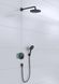 Душевая система скрытого монтажа Hansgrohe Raindance S 240 1jet ShowerSelect S с термостатом Matt Black 27959670, Черный матовый