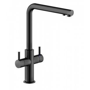 Смеситель для кухни Nobili Sorgente Filtra Velvet Black AQ93823-3VBM, Черный матовый