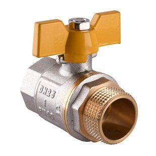 Кран шаровый прямой Solomon 1&Prime; НВ ЖБ PN40 В1008