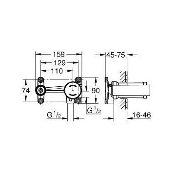 Скрытая часть Grohe 23571000