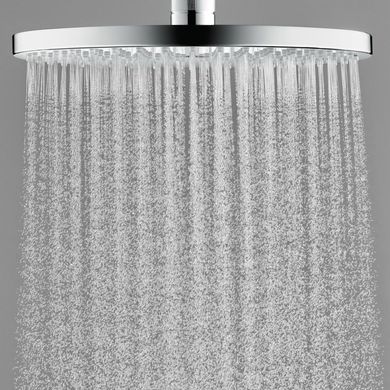 Верхній душ Hansgrohe Raindance Select S 240 2jet з тримачем зі стелі хром/білий 26467400, Хром