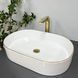Умывальник VBI Verona 60 gold edge накладной VBI-011308, Золотой