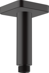 Кронштейн для верхнего душа потолочный Hansgrohe Vernis Shape 100 мм Matt Black 26406670, Черный матовый