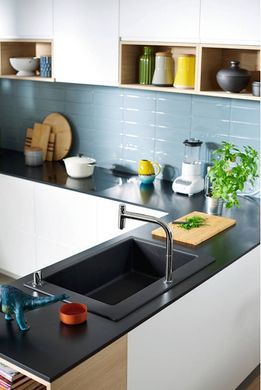 Кухонная мойка Hansgrohe S510-F660 Built-in sink 770x510 Stonegrey 43313290, Серый