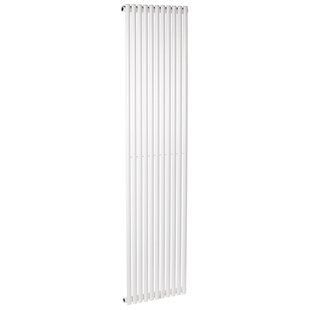 Дизайнерський радіатор Betatherm Elipse 1 1800x445 з нижнім підключенням BCV1180/11 9016M 99, Білий матовий