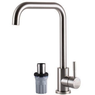 Смеситель для кухни EcoMIX Alpen AISI-203L-WH 000024958, Нержавеющая сталь