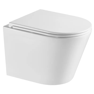 Унітаз підвісний Mixxus Premium Bevel-0301-T3 515x355x365 мм, система змиву Tornado 3.0 MP6472, Білий