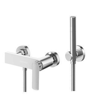 Змішувач для душу Kohlman Experience chrome настінний KPL-QW120E, Хром