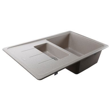 Гранітна мийка Globus Lux Izeo пiщаний 780x500 мм А0004, Sand