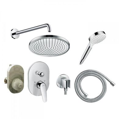 Душевая система скрытого монтажа Hansgrohe Novus 1A101218, Хром