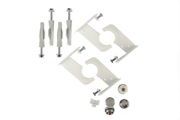 Дизайнерский радиатор Betatherm Elipse 1 1800x445 с нижним подключением BCV1180/11 9016M 99, Белый матовый