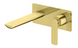 Змішувач для умивальника Kohlman Experience Brushed Gold + Box прихованого монтажу QW185E-GDB, Золотий