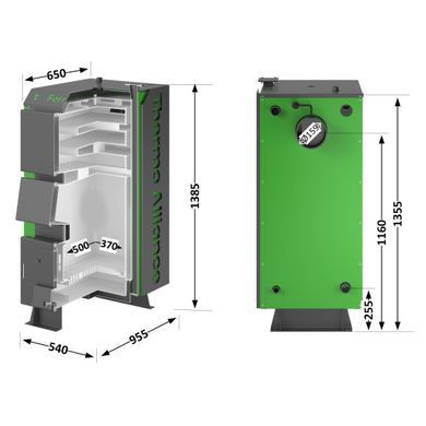 Котел твердотопливный стальной Thermo Alliance Ferrum Plus V 4.0 FSF+ 30