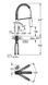 Змішувач для кухні Grohe Eurocube 31395000, Хром