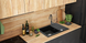 Кухонна мийка гранітна Rea North black плямиста ZLE-00125, Чорний