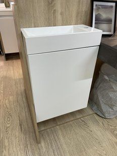 Тумба с умывальником Fancy Marble Java 50 ШН-500 Б Mar, Белый