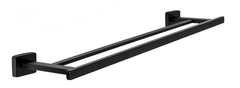 Вішалка подвійна для рушника Rea Oste 2 black REA-80036, Чорний