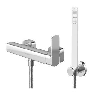 Змішувач для душу Kohlman Foxal chrome настінний KPL-QW120F, Хром