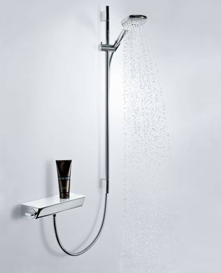 Душевой гарнитур Hansgrohe Raindance Select E 120 3Jet EcoSmart 90см White/хром 26623400, Хром