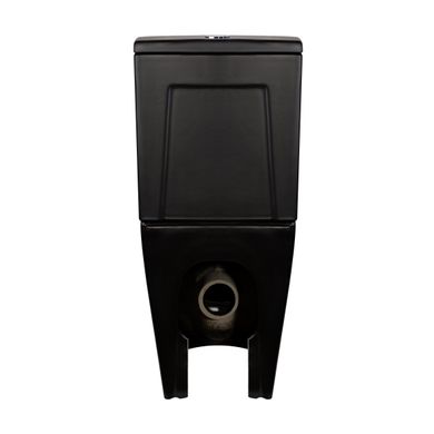 Унитаз-компакт Qtap Robin безободковый с сиденьем Soft-close QT13222141ARMB, Черный