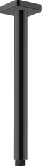 Кронштейн для верхнего душа потолочный Hansgrohe Vernis Shape 300 мм Matt Black 26407670, Черный матовый