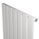 Вертикальный дизайнерский радиатор отопления Arttidesign Livorno 7/1600 белый матовый, Белый матовый