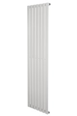 Вертикальный дизайнерский радиатор отопления Arttidesign Livorno 7/1800 белый матовый, Белый матовый
