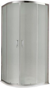 Душова кабіна Koller Pool Round напівкругла 1200x800x1900 мм скло grape (2 частини) R12080RG, Хром, Універсальна, матовий, хром