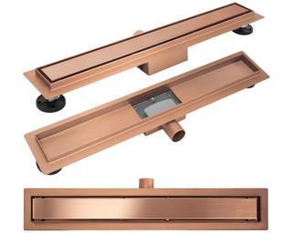 Душовий канал Rea Neox 70 см brushed copper REA-G4898