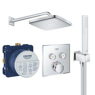 Душова система прихованого монтажу Grohe Grohtherm SmartControl 26415SC1, Хром