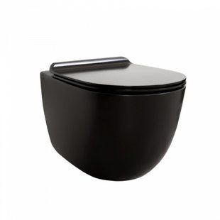 Унитаз подвесной Simas Vignoni VI18 (VI18-F85) Black, Черный